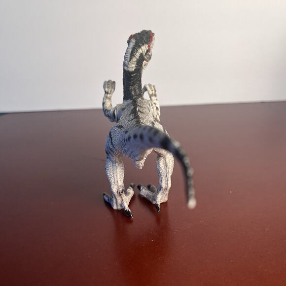 T-Rex & Velociraptor Dinosaur Lot Jurassic Style Moving Mouth Joints Realistic - Picture 7 of 16